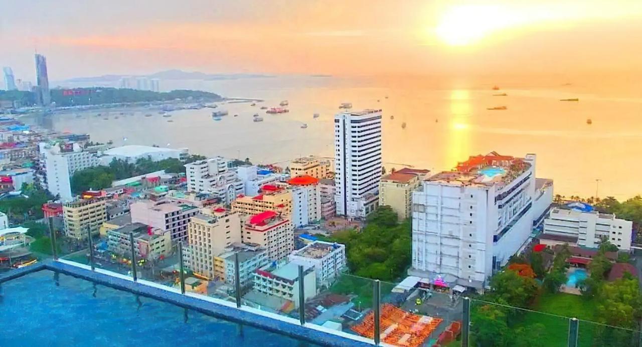 Central Pattaya - Infinity Pool Condo Pattaya View Exterior photo